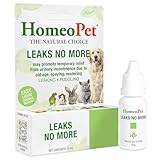 HomeoPet Leaks No More, Safe, Gentle, and Natural Supplement for Cat and Dog Urinary Incontinence Relief, 15 Milliliters