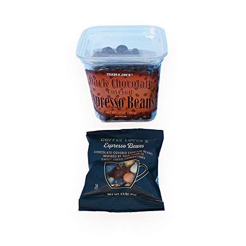 Trader Joe's Espresso Beans Gift Pack Includes 1 Container of Chocolate Covered Espresso Beans and 1 Package of Coffee Lover's Espresso Beans image 4