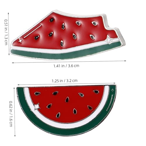 Broche pastèque lot de 2 le cadeau idéal pour amoureuse de mode