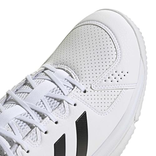 adidas Men's Court Flight M, White/Black, 10.5 - image 5