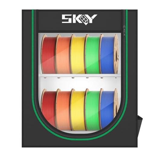 3D Printer Storage Box, Storage Rack for 3D Printing Filaments,Dustproof and Waterproof Enclosure Box for Storage and Easy to Store 10 roll Pack