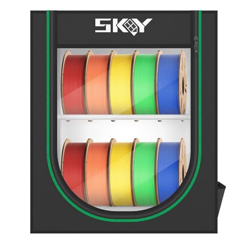 3D Printer Storage Box, Storage Rack for 3D Printing Filaments,Dustproof and Waterproof Enclosure Box for Storage and Ea