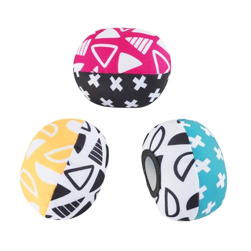 Tayerop The Replacement Balls (for Mamaroo Swing) Offer More Interaction and Reversible Ball Options to Complement The Multi-Coloured with MamaRoo Cradle in a Set of 3 Balls ﻿