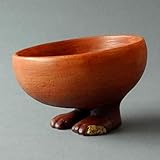 Parastone Egyptian Offering Bowl with Human Feet Small Figurine Sculpture Resin Museum Replica 3.25W