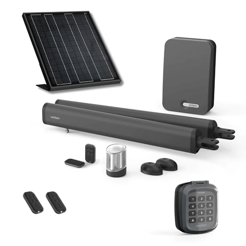 Avidsen Teha 410 Solaire, Motorisation Portail Battant Solaire, Kit Automatisme