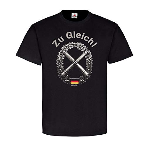 T-shirt artillerie noir XXXXX-Large ample fini les vêtements trop serrés