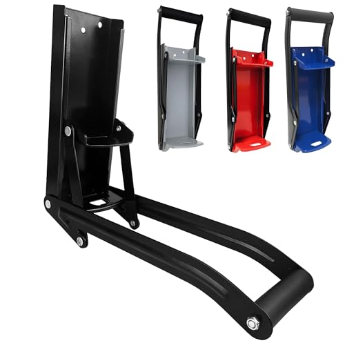 Schiaccia Lattine con Apribottiglie 12 oz 16oz cans, Compattatore di Lattine, in alluminio da 500 ml, in scatola e bottiglie di plastica, per il riciclaggio, montaggio a parete manuale(nero)