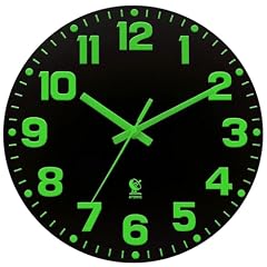 Jo Fomp Night Light Wall Clock Wood, 12 Inch Atomic Clock Sets Automatically, Silent Atomic Wall photo Jo Fomp Night Light Wall Clock Wood, 12 Inch Atomic Clock Sets Automatically, Silent Atomic Wall