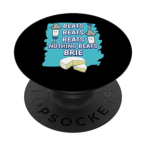 Brie Rock Paper Scissors Game Brie PopSockets mit austauschbarem PopGrip