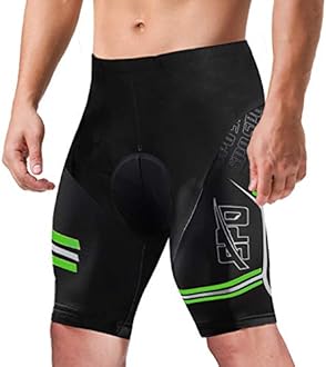 sponeed Men's Cycling Shorts Padded Bicycle Riding Pants Bike Biking Clothes Cycle Wear Tights