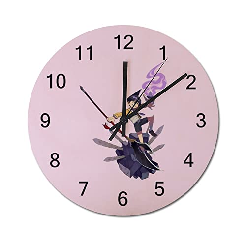 道 蓮 シャーマンキング 静音 壁掛け時計 掛け時計 時計 木製 直径 25cm 電池式 シンプル インテリ 雑貨 自宅 寝室 キャラクター グッズ おしゃれ かわいい MayHom