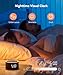 Dreamegg D1+ Sound Machine & Alarm Clock - Sound Machine for Sleep, White Noise Machine with 29 Soothing Sounds, Night Light, 0-100% Dimmable, White Noise Alarm Clock for Bedrooms Adults Baby, Black