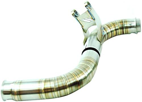 Competition Werkes Catalytic Converter Eliminator (High Mounted Street/Stainless) for 17-18 KTM RC390