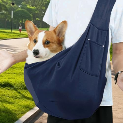 Bolsa de transporte reversible para gatos y cachorros con bolsillo extra 3