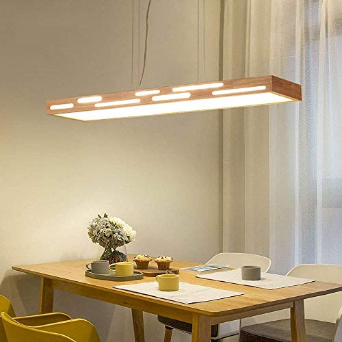Suspension suspendue moderne en bois noble et design artistique pour séjour