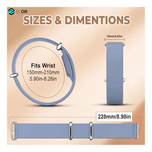 Image of ELOR Replacement Strap /Band compatible with Google Fitbit Air