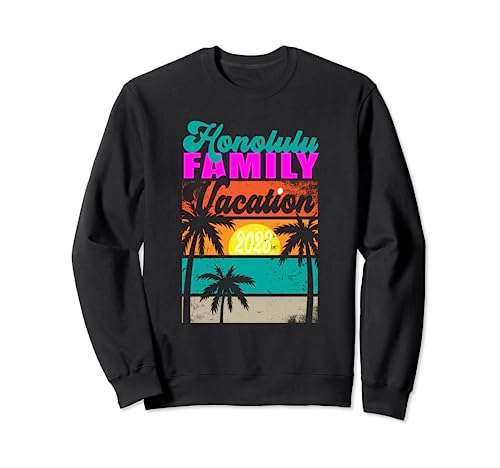 Honolulu Vacation 2023 Hommes Femmes Enfants Famille Été Hawaï Sweatshirt
