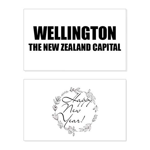 Tarjeta conmemorativa de Año Nuevo de Wellington para regalar un pedazo de Nueva Zelanda
