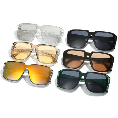 Retro Male Pilot Square Sunglasses For Women Men Fashion Vintage Luxury Champagne Sun Glasses Shades UV400 Eyeglasses4