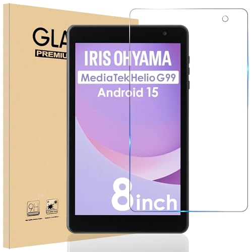 �Ή� IRIS OHYAMA �K���X�t�B���� For IRIS OHYAMA TM08E2W74-AZ1B �ی�t�B���� 8�C���` �t�C���� �����K���X �����ߗ� �t���ی�t�B���� �S�ʕی� 2.5D �d�x9H �ϏՌ���U�h�~ �\��t���ȒP �����z�� �C�A