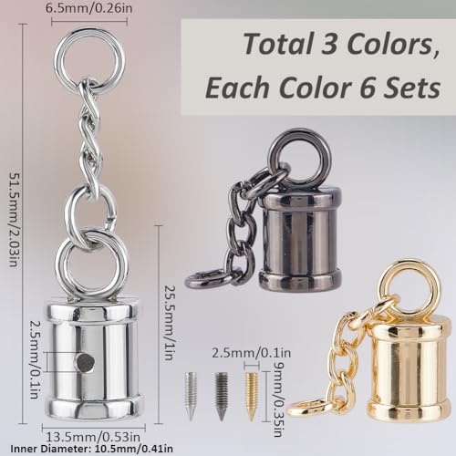 Tapones para extremos de cordón SUNNYCLUE, terminales para crear joyería y borlas en casa 3