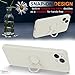 13peas Silicone Case for iPhone 14 Antique White | 2022 Released, with Ring, 360Ã‚°rotatable, Kickstand Cover, Support Magnetic Car Mount, Protective Cover, with Strap Lanyard