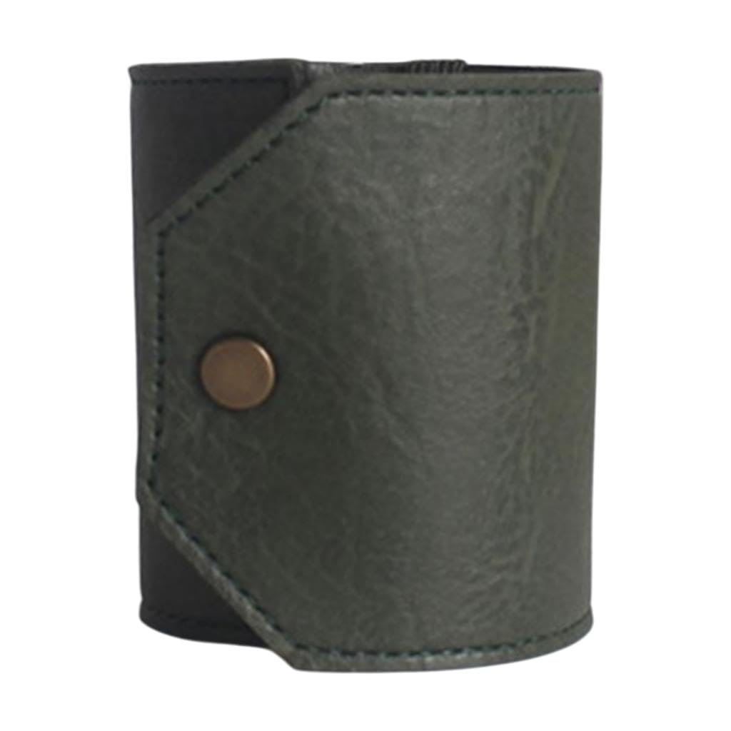 Baoblaze Cash Wrap Wallet Money Holder Multifunction Organizer Handy Purse Bands Money Clip Wallet for Cash Holder Wedding Gifts for Men Women Traveling Business Trip, Black Green