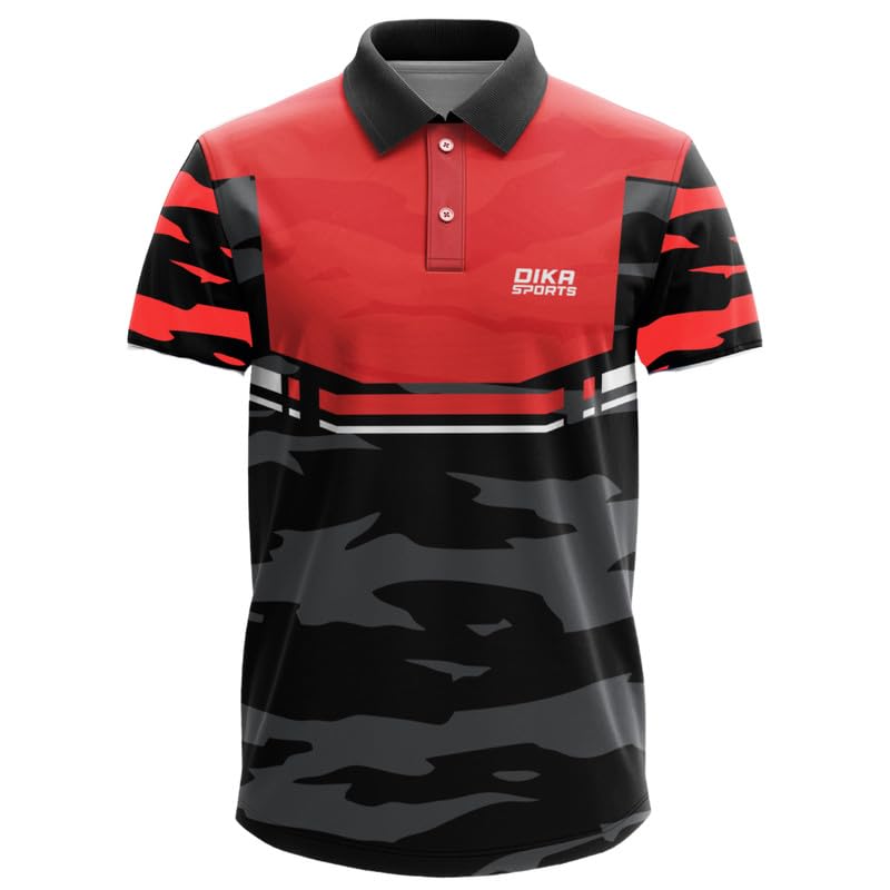 Image of Dika Sports Cricket Custom Player Name and Number Jersey Cricket Tshirt for Men | 2 Year to 5XL