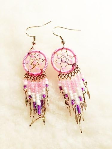 Handmade Small Dream Catcher Earrings
