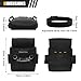 Tool Pouch,Professional Electrician Pouch, Multi-Pocket Belt Organizer,Suitable for Electricians/Carpenters/Plumbe (Black)