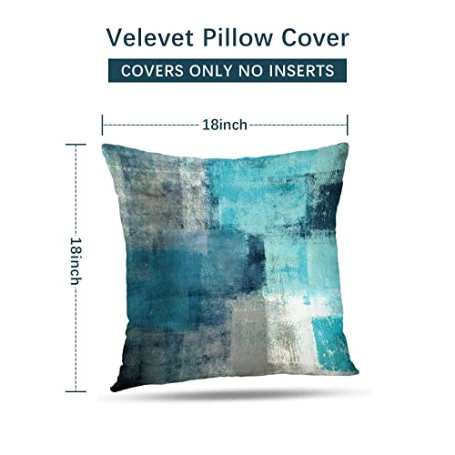 Teal Throw Pillow Cover