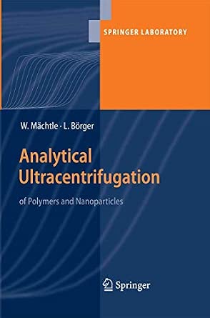 Analytical Ultracentrifugation of Polymers and Nanoparticles 2006th Edition-Wow! eBook