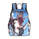 [楓玉閣] リュック ウマ娘 ゴールドシップ リュックサック メンズ レディース バックパック 大容量 多機能 撥水加工 耐衝撃 人気 おしゃれ 旅行カバン 収納かばん 鞄 通勤 通学 出張 旅行 pc ビジネス 男女兼用 お祝い プレゼント