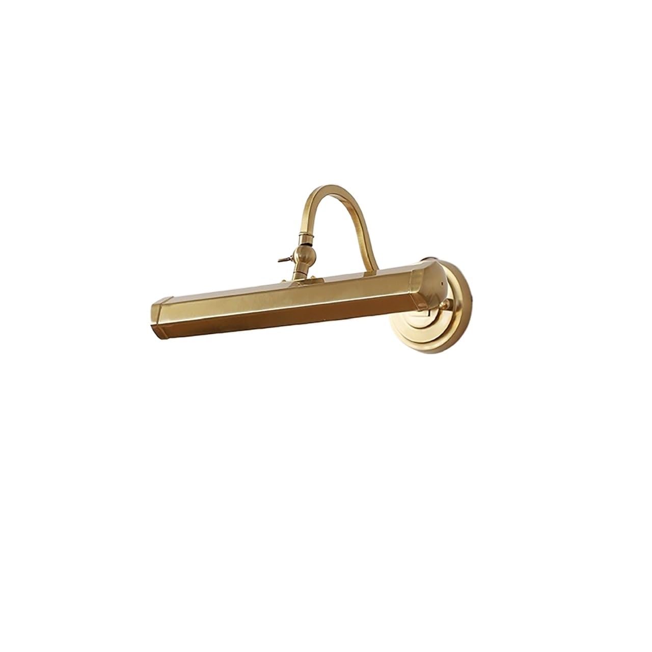 CVFRDD Indoor Wall Light With Swing Arm Wall Lamps, Gold Vanity Light Modern Wall Lamps, Bedroom Picture Decor Art Reading Wall Lighting(5500-7000K,Gold S)