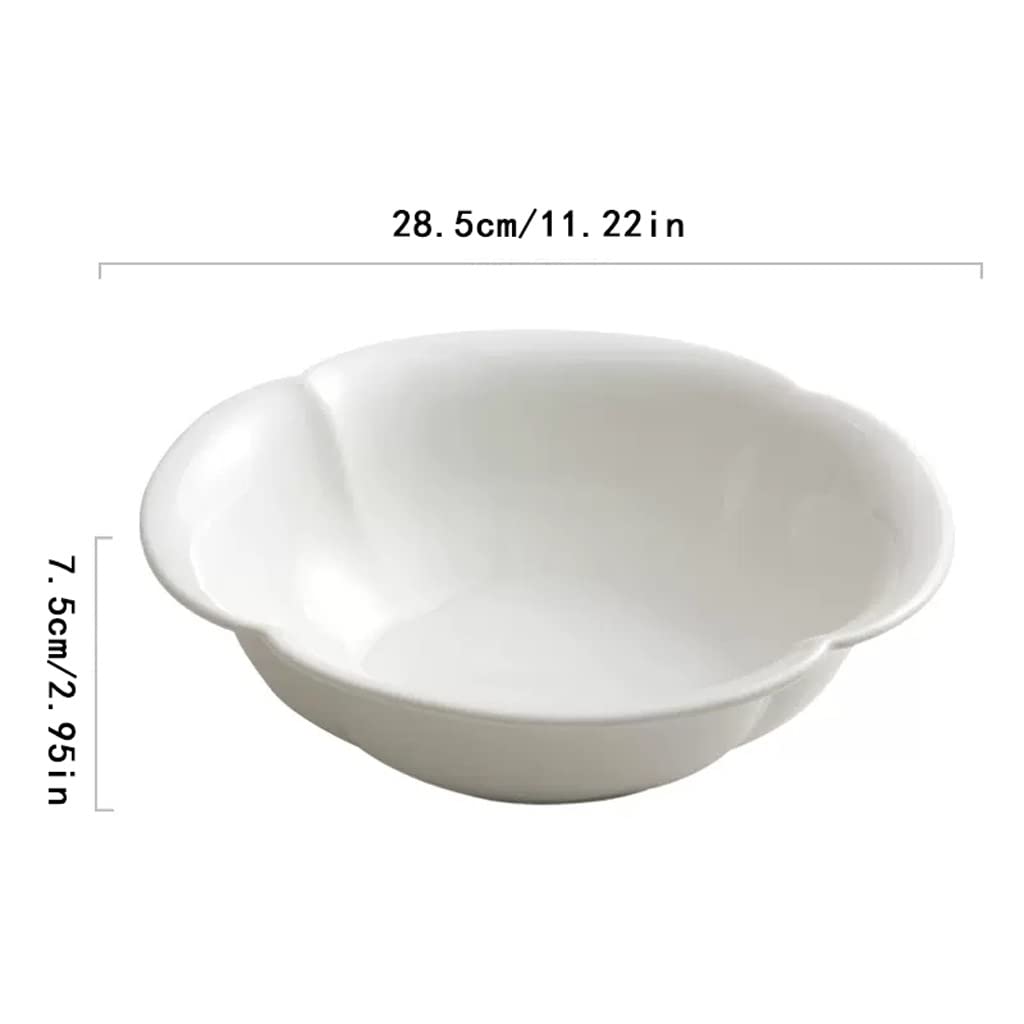 Salaterka, nowoczesne ceramiczne miski do sałatek, domowe miski do sałatek owocowych, restauracji, miseczki deserowe, odpowiednie do zupy, makaronu, owoców, deserów, sałatek (A2 szt., M)