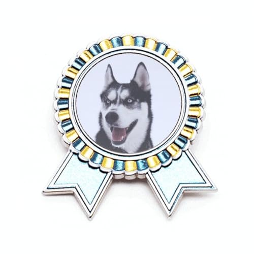 Broche Hupicture pour chien Big Dog M en métal : ne perdez plus vos badges