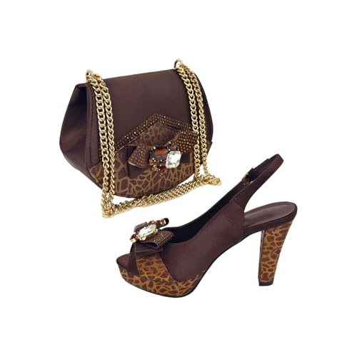 Women Shoes and Bag Set Fashion Pink Italian Shoes with Bag Italy Shoe and Bag Set for Wedding