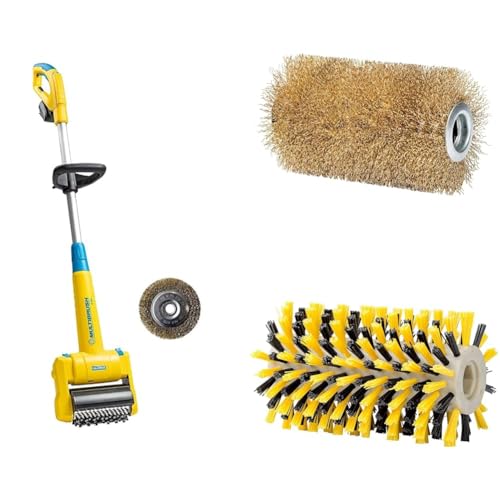 GLORIA MultiBrush li-on – Stein- & Holzreinigungs-Set | Akku Terrassenreiniger & Fugenbürste für Einfahrt, Garten, WPC, Holz- & Steinflächen | Kompatibel mit BOSCH 18V Akku (nicht enthalten) GLORIA MultiBrush li-on – Stein- & Holzreinigungs-Set | Akku Terrassenreiniger & Fugenbürste für Einfahrt, Garten, WPC, Holz- & Steinflächen | Kompatibel mit BOSCH 18V Akku (nicht enthalten)