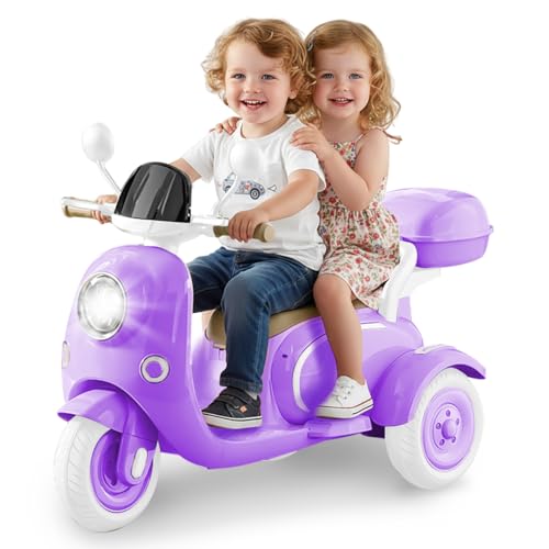 HEIMILI Kids Electric Motorcycle,Electric Scooter for 3 Year Old, Girls