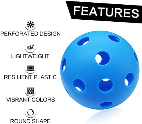 FINGER TEN Plastic Baseballs Softball Practice Hitting Balls for Indoor Outdoor, Training Balls Lightweight for Kids Men Women Baseball Golf Batting Balls