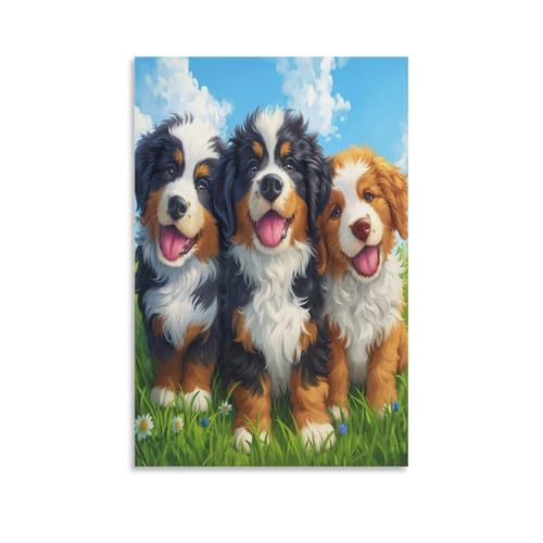 Lienzo de perro 50x75cm para dar vida a paredes vacías y salones apagados
