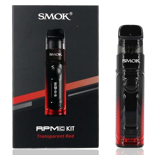 Smok RPM C Kit | Original SMOK SMOK RPM C Pod Kit construído em 1650 mAh bateria com 4 ml vácuo RPM C Pod cartucho Fit RPM 2 bobina DL MTL cigarro eletrónico sem nicotina