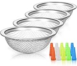 Hookah Screen,Shisha Bowl Screen with Disposable Hookah Tips Set