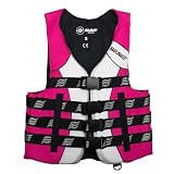 BRAVE SPORTS Giubbotto Salvagente Miami Wave 50N Omologato per Adulto – Gilet Salvagente per Kayak, Moto d’Acqua, Paddle Surf e Sport Acquatici – Nylon + PVC – 4 Cinghie Regolabili – Taglia 2XL