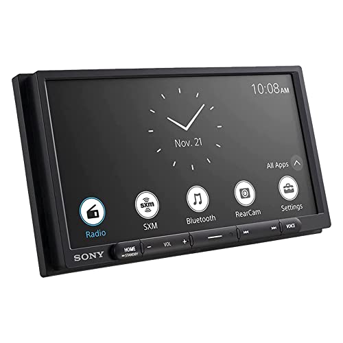 Image of Sony XAVAX6000 Car Audio 6.95 Inch Media Receiver w /CarPlay & Android Auto w /SiriusXM Satellite Radio in Dash Vehicle Tuner for Compatible Receivers