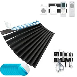 10 Pack Self Adhesive Magnetic Stri...