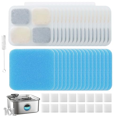 Pet Water Fountain Filters Fit for Oneisall PW07SAU 10L Dog Water Fountain
