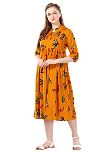 Image of AV2 Women's Rayon Relaxed Fit A Line Maternity Wear