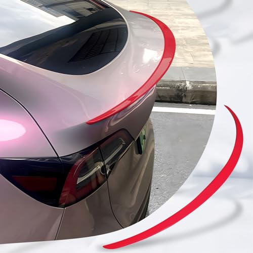 YJMOTOR for Tesla Spoiler Model 3&Highland 2017-2026 Rear Trunk Wing(Red) by YJMOTOR - Used condition - US$56.69