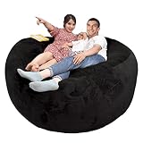 OIIOROFE Bean Bag Chairs Cover, 5FT Big Bean Bag Chairs for Adults Cover,(it was only a Cover, not a